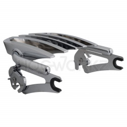 PartzBiz HD HW157320 - Hogworkz Chrome Detachable Stealth B2 Luggage Rack Harley Touring 09-Up PartzBiz HD HW157320 - Hogworkz Chrome Detachable Stealth B2 Luggage Rack Harley Touring 09-Up