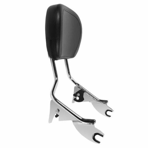 PartzBiz HD: 4414690-Hogworkz Chrome Detachable Tall Boy Sissy Bar Backrest Harley Touring '09-'18