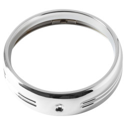 PartzBiz HD HW131385 - Hogworkz Chrome Headlight Trim Ring Harley FL Touring 94-19 HW131385 ROAD STREET ELECTRA GLIDE KING