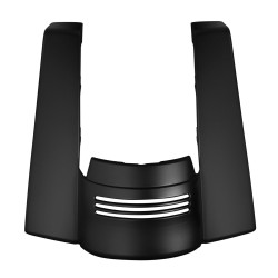 PartzBiz HD HW108141 - Hogworkz Dual Blocked Stretched Tri-Bar Fender Extension Unpainted Raw 09-19 FL HW108141 bagger touring road glide street king
