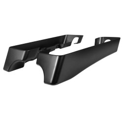 PartzBiz HD HW105157 - Hogworkz Harley 3 ” กระเป๋าข้าง Extensions '93-'13 CVO Dual Exhaust Denim Black | HW105157