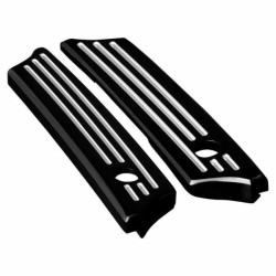 PartzBiz HD HW129132 - Hogworkz HW129132 3rd Degree Harley Saddlebag Latch Covers Harley FLH 14-21
