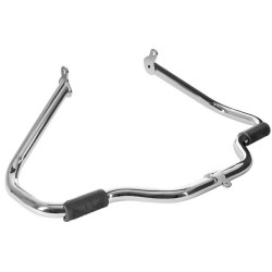 PartzBiz HD HW157026 - Hogworkz HW157026 Moustache Engine Guard Crash Chrome สีดำ Harley FLH/T 09-20