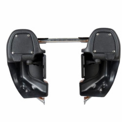 PartzBiz HD HW105005 - Hogworkz Lower Vented Fairing Lowers w/ Hardware Harley Touring Big Blue Pearl