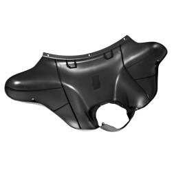 PartzBiz HD HW229308 - Hogworkz Outer Fairing Cowl Upper 96-13 Harley Touring FLH/T - Vivid Black