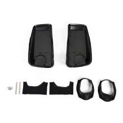 PartzBiz HD HW153001 - Hogworkz Unpainted 6" x 9" Speaker Lids for Harley Touring '14-'18 Saddlebags | HW153001