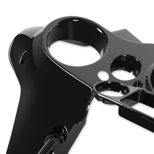 PartzBiz HD: 4414596-Hogworkz Vivid Black Front Inner Speedometer Cowl Fairing Harley Batwing 96-13 PartzBiz HD: 4414596-Hogworkz Vivid Black Front Inner Speedometer Cowl Fairing Harley Batwing 96-13