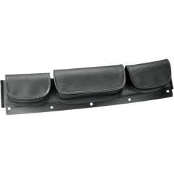 PartzBiz HD DSHPNL109 - Hopnel Standard Tri-Pouch Windshield Pouch For Harley Flht 1986-1995 | HD3