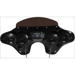 PartzBiz HD DS23300034 - Hoppe 5566 Quick Detach Fairing w/ Speakers Jenson Stereo JHD40BT FLST | HDF-5566-HRT