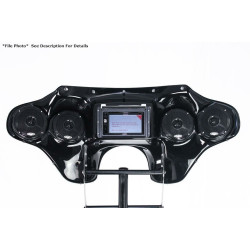 PartzBiz HD DS23300208 - Hoppe Industries HPKT-0057A Touch Screen Fairing w/ Speakers 15-19 Harley FLRT Freewheeler audio sound system custom radio stereo upgrade