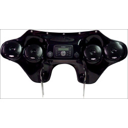 PartzBiz HD DS23300099 - Hoppe Rodzilla Quick Detach Fairing w/ Speakers & Jenson JHD40BT FLSTC | HDF-SFT-RZ
