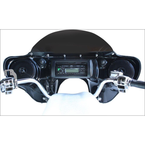 PartzBiz HD: 4414523-Hoppe Sportzilla Quick Detach Fairing Speakers FLHR w/ Handlebar Control | HDF-SPTZ-RK-HC