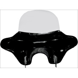 PartzBiz HD DS23300020 - Hoppe Vanilla Zilla แฟริ่งปีกค้างคาวแบบถอดได้แบบไม่มีเสียง Harley FLSTN Deluxe | HDF-SFTDX-VN