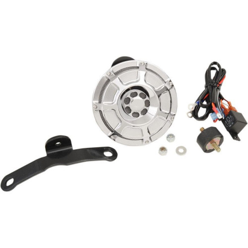 PartzBiz HD: 4414495-Arlen Ness Beveled Chrome 110db Horn for Harley 91-15 Sportster XL Models | 70-219