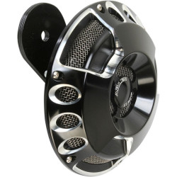 PartzBiz HD AN70-214 - Arlen Ness Deep Cut Gloss Black 110db Horn for Harley 91-15 Sportster XL Models | 70-214 PartzBiz HD AN70-214 - Arlen Ness Deep Cut Gloss Black 110db Horn for Harley 91-15 Sportster XL Models | 70-214