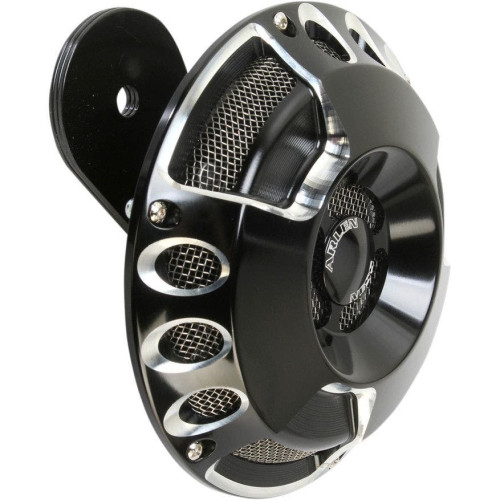 PartzBiz HD: 4414496-Arlen Ness Deep Cut Gloss Black 110db Horn for Harley 91-15 Sportster XL Models | 70-214