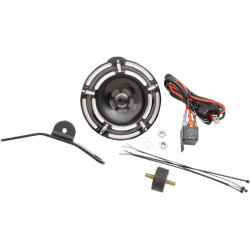 PartzBiz HD AN70-216 - Arlen Ness Slot Track Gloss Black 110db Horn Harley 91-15 Sportster XL Models | 70-216 PartzBiz HD AN70-216 - Arlen Ness Slot Track Gloss Black 110db Horn Harley 91-15 Sportster XL Models | 70-216