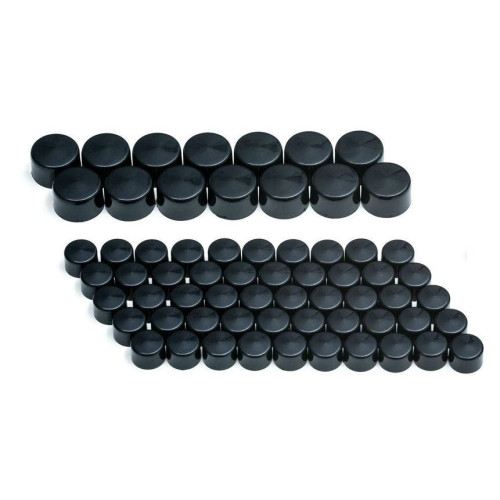 PartzBiz HD: 4414470-Indian 2471 Satin Black Kool Kaps Engine Bolt Cover Kit all Indian Touring Models 486682 PartzBiz HD: 4414470-Indian 2471 Satin Black Kool Kaps Engine Bolt Cover Kit all Indian Touring Models 486682