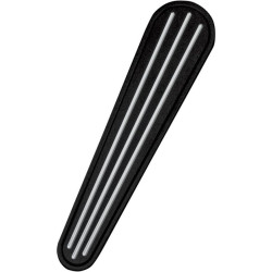 PartzBiz HD DS22020145 - Pro One 1 Ball-milled Black Dash Insert For Harley FLHX FLTRX 08-15 | 908355B