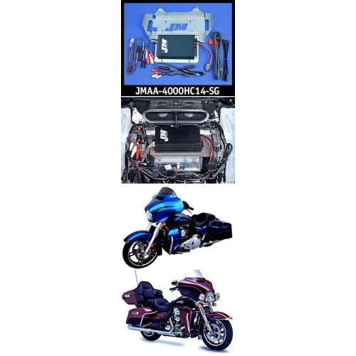 PartzBiz HD: 4414427-J&M JMAA-4000HC14-SG Performance Series 4-CH 400w Amp Kit 14-19 Harley FLHX Street Glide 4-Speakers Bagger Dresser Touring | JMAA-3600HC14-SG PartzBiz HD: 4414427-J&M JMAA-4000HC14-SG Performance Series 4-CH 400w Amp Kit 14-19 Harley FLHX Street Glide 4-Speakers Bagger Dresser Touring | JMAA-3600HC14-SG
