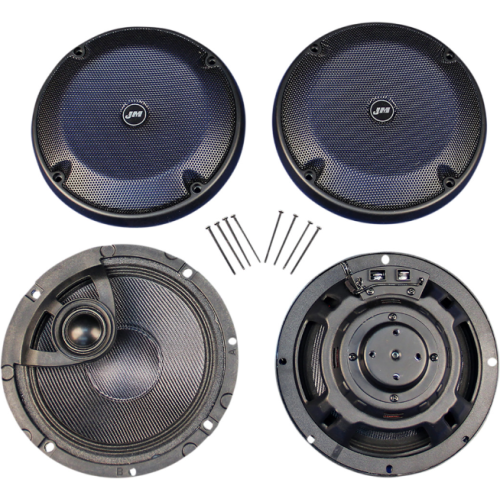 PartzBiz HD: 4414428-J&M 6.58" ROCKCKER XRP Rear Trunk Speaker Kit w/ Tweeters Harley Touring 14-Up