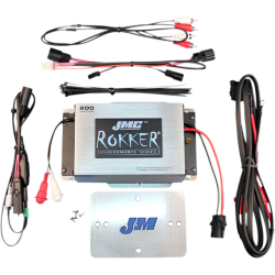 PartzBiz HD JMRA-2000HR15 - J&M JMC ROKKER 200 W 2-Channel Amplifier Kit Harley Road Glide 15-Up