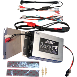 PartzBiz HD JMRA-2000HR06 - J&M JMC ROKKER 200 W 2-Channel Amplifier Kit Harley Road Glide 98-13