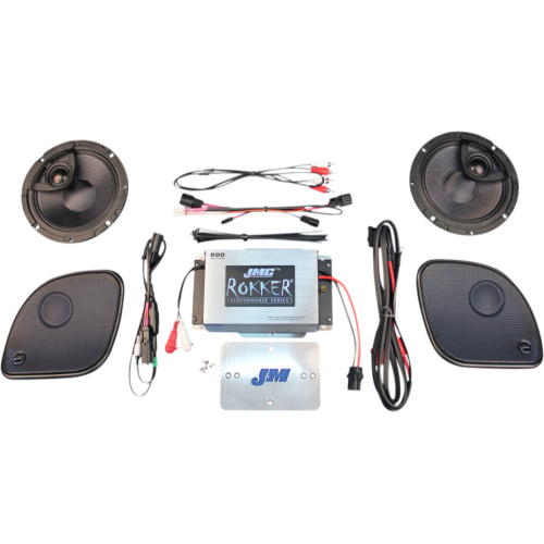 PartzBiz HD: 4414397-J&M JMC ROKKER 200W 2-Channel Amplifier Speaker Kit Harley Road Glide 15-Up PartzBiz HD: 4414397-J&M JMC ROKKER 200W 2-Channel Amplifier Speaker Kit Harley Road Glide 15-Up