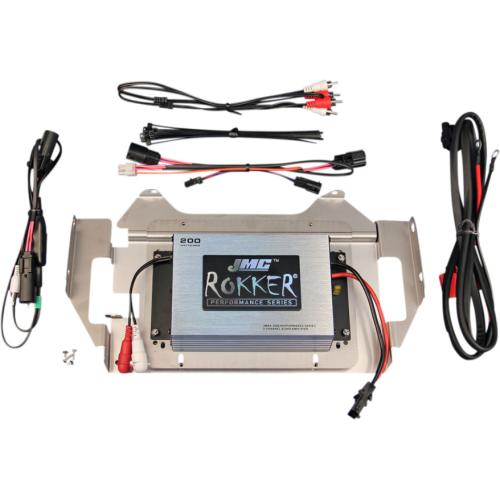 PartzBiz HD: 4414399-J&M JMC ROKKER¬Æ 200 W 2-Channel Amplifier Kit Harley Touring 14-Up