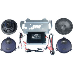 PartzBiz HD XXRK-400SP214SG - J&M ROCKKER XXR XXR EXTREME 400w 2-Speaker Amp Install Kit Harley Touring 14-20 PartzBiz HD XXRK-400SP214SG - J&M ROCKKER XXR XXR EXTREME 400w 2-Speaker Amp Install Kit Harley Touring 14-20