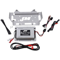 PartzBiz HD JAMP-400HC14ST5 - J&M 400w 2-CH Amplifier Kit Harley Infotainment Street Glide Ultra 14-20