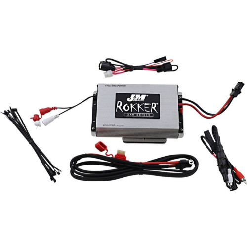 PartzBiz HD: 4414368-J&M ROKKER 400W 2 Channel Amplifier Kit Harley Infotainment Road Glide 15-20 PartzBiz HD: 4414368-J&M ROKKER 400W 2 Channel Amplifier Kit Harley Infotainment Road Glide 15-20