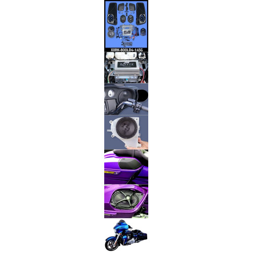 PartzBiz HD: 4414351-J&M Rokker XXR Extreme 800w ลำโพง 4 ตัวพร้อมฝาปิดและชุดแอมป์ 14-20 Harley FLHX XXRK-800LD4-14SG ดีที่สุดสำหรับการอัพเกรดระบบเสียง davidson PartzBiz HD: 4414351-J&M Rokker XXR Extreme 800w ลำโพง 4 ตัวพร้อมฝาปิดและชุดแอมป์ 14-20 Harley FLHX XXRK-800LD4-14SG ดีที่สุดสำหรับการอัพเกรดระบบเสียง davidson