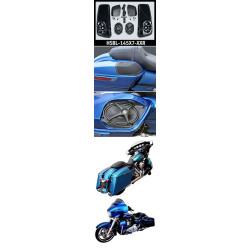 PartzBiz HD HSBL-145X7-XXR - J&M Saddlebag-Lid Kit w/ Rokker ® XXR 5X7" Speakers Plug-n-play Wiring 14-18 Harley PartzBiz HD HSBL-145X7-XXR - J&M Saddlebag-Lid Kit w/ Rokker ® XXR 5X7" Speakers Plug-n-play Wiring 14-18 Harley