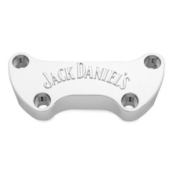 PartzBiz HD TR077708 - Jack Daniels OLD # 7 Chrome 1 ” แคลมป์ไรเซอร์แฮนด์สำหรับบาร์ Harley | 106-246
