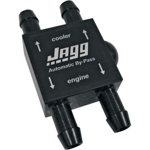 PartzBiz HD: 4414344-Jagg 4050 Black Billet Aluminum Automatic Oil Cooler Bypass Valve Harley Davidson Metric Custom Oil Cooler Control System Kit Upgrade Replacement 0713-0069 07130069