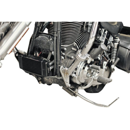 PartzBiz HD: 4414306-Jagg Black Horizonal Low Mount 10 Row Fan Assisted Oil Cooler Kit Harley 91-16 | 751-FP2500