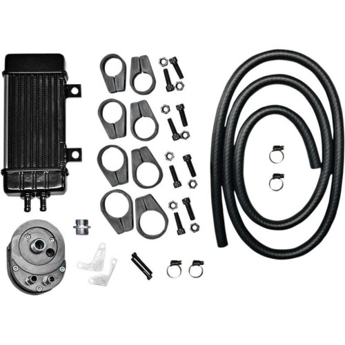 PartzBiz HD: 4414312-Jagg Chrome Wideline 10 Row Vertical Frame Mount Engine Oil Cooler Harley 84-16 | 750-2080 PartzBiz HD: 4414312-Jagg Chrome Wideline 10 Row Vertical Frame Mount Engine Oil Cooler Harley 84-16 | 750-2080