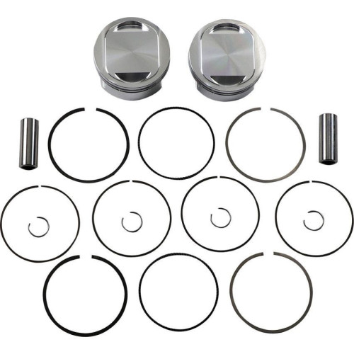 PartzBiz HD: 4414297-JE Pistons 317212 Dome 107" Big Bore Piston Set for 96"/103" H-D Twin Cam 07-17 best new engine motor performance upgrade forged touring bagger dresser softail dyna motorcycle replacement PartzBiz HD: 4414297-JE Pistons 317212 Dome 107" Big Bore Piston Set for 96"/103" H-D Twin Cam 07-17 best new engine motor performance upgrade forged touring bagger dresser softail dyna motorcycle replacement