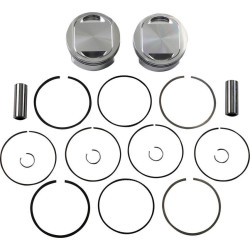 PartzBiz HD DS09105935 - JE Pistons 324716 Dome 95" Big Bore Piston Set for 88" Harley Twin Cam 99-06 best new engine motor performance upgrade forged touring bagger dresser softail dyna motorcycle replacement big bore