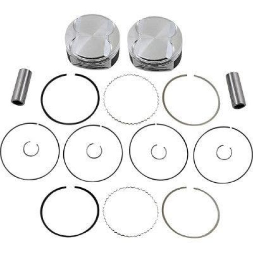 PartzBiz HD: 4414303-JE Pistons 370245 Dome 4.125 ” 117ci Big Bore Piston Set Harley M8 17-Up เครื่องยนต์ใหม่ที่ดีที่สุด อัปเกรดสมรรถนะของมอเตอร์ forged touring bagger dresser softail dyna มอเตอร์ไซค์ เปลี่ยนกระบอกสูบใหญ่ PartzBiz HD: 4414303-JE Pistons 370245 Dome 4.125 ” 117ci Big Bore Piston Set Harley M8 17-Up เครื่องยนต์ใหม่ที่ดีที่สุด อัปเกรดสมรรถนะของมอเตอร์ forged touring bagger dresser softail dyna มอเตอร์ไซค์ เปลี่ยนกระบอกสูบใหญ่
