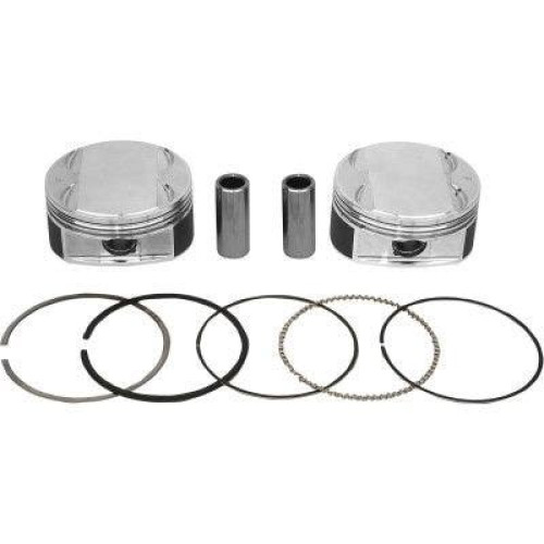 PartzBiz HD: 4414263-JE Pistons 370243 Dome 3.937 ” 107ci Big Bore Piston Set Harley M8 17-Up เครื่องยนต์ใหม่ที่ดีที่สุด อัปเกรดสมรรถนะของมอเตอร์ forged touring bagger dresser softail dyna มอเตอร์ไซค์ทดแทน big bore PartzBiz HD: 4414263-JE Pistons 370243 Dome 3.937 ” 107ci Big Bore Piston Set Harley M8 17-Up เครื่องยนต์ใหม่ที่ดีที่สุด อัปเกรดสมรรถนะของมอเตอร์ forged touring bagger dresser softail dyna มอเตอร์ไซค์ทดแทน big bore