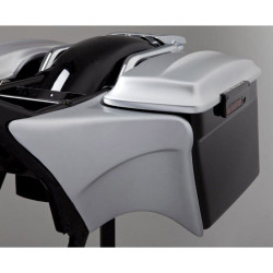 PartzBiz HD JN-2002309 - Jim Nasi Bagger ผ้าคลุมข้างสำหรับกระเป๋าข้าง Harley Dadivson แบบยืดได้ Flh Flt 09-Up | 2002309