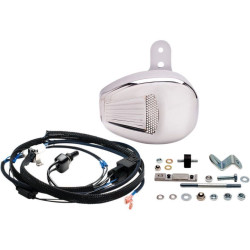 PartzBiz HD DS19010526 - Jim's Chrome ForceFlow Cylinder Head Coolers Engine Cooler Harley 99-16 | 5462