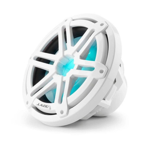 PartzBiz HD: 4414250-JL Audio 10-Inch Marine Subwoofer Driver; Gloss White Sport Grille W/RGB LED PartzBiz HD: 4414250-JL Audio 10-Inch Marine Subwoofer Driver; Gloss White Sport Grille W/RGB LED