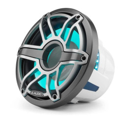 PartzBiz HD JL-M6-10IB-S-GmTi-i-4 - JL Audio 10-Inch Marine Subwoofer Driver W/Transflective LED Metal Gray Sport Grille PartzBiz HD JL-M6-10IB-S-GmTi-i-4 - JL Audio 10-Inch Marine Subwoofer Driver W/Transflective LED Metal Gray Sport Grille