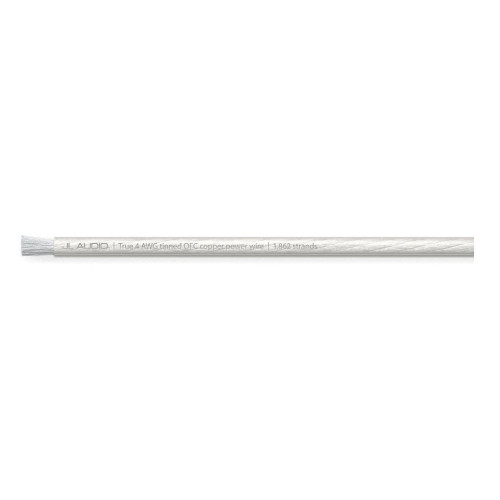 PartzBiz HD: 4414259-JL Audio 100ft Spool of Clear Power Wire; 4 AWG