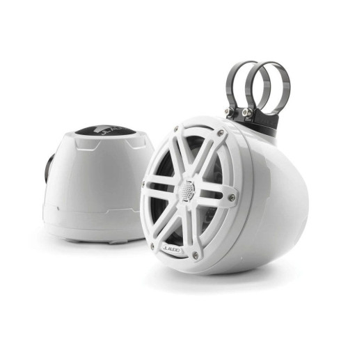 PartzBiz HD: 4414211-JL Audio 6.5-Inch Enclosed Coaxial System Gloss White Enclosure Sport Grille PartzBiz HD: 4414211-JL Audio 6.5-Inch Enclosed Coaxial System Gloss White Enclosure Sport Grille