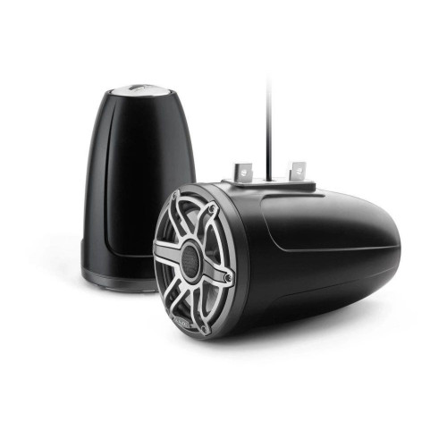 PartzBiz HD: 4414189-JL Audio ระบบโคแอกเชียลทาวเวอร์แบบปิดขนาด 7.7 นิ้วกระจังหน้าแบบสปอร์ตไทเทเนียมสีดำซาตินสีดำเมทัลลิก
