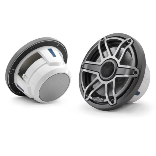 PartzBiz HD: 4414196-JL Audio ลำโพงโคแอกเชียลมารีนขนาด 7.7 นิ้ว Metal Grey Trim Ring Sport Grille PartzBiz HD: 4414196-JL Audio ลำโพงโคแอกเชียลมารีนขนาด 7.7 นิ้ว Metal Grey Trim Ring Sport Grille
